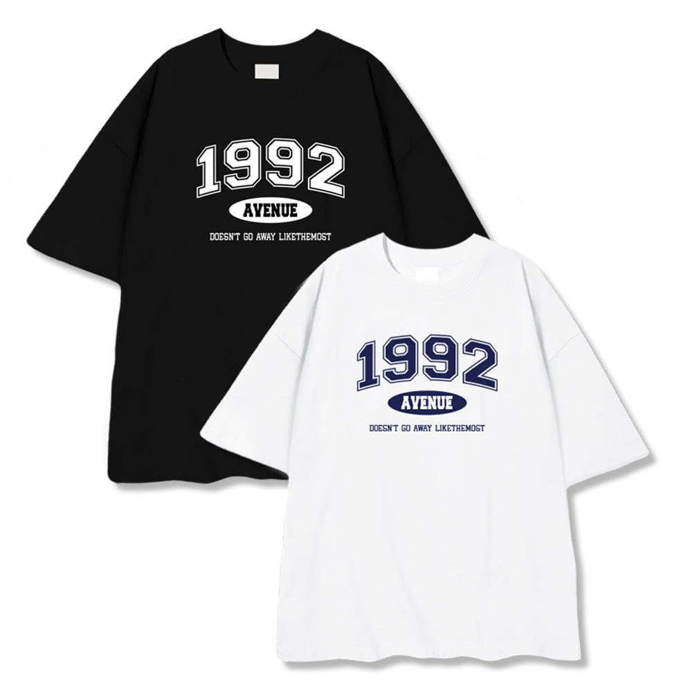 1992 에비뉴 오버핏 반팔티셔츠